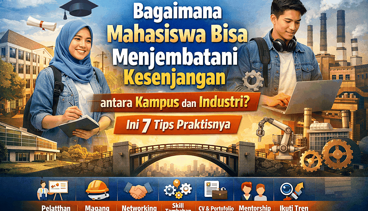 Bagaimana Mahasiswa Bisa Menjembatani Kesenjangan Antara Kampus Dan Industri? Ini 7 Tips Praktisnya