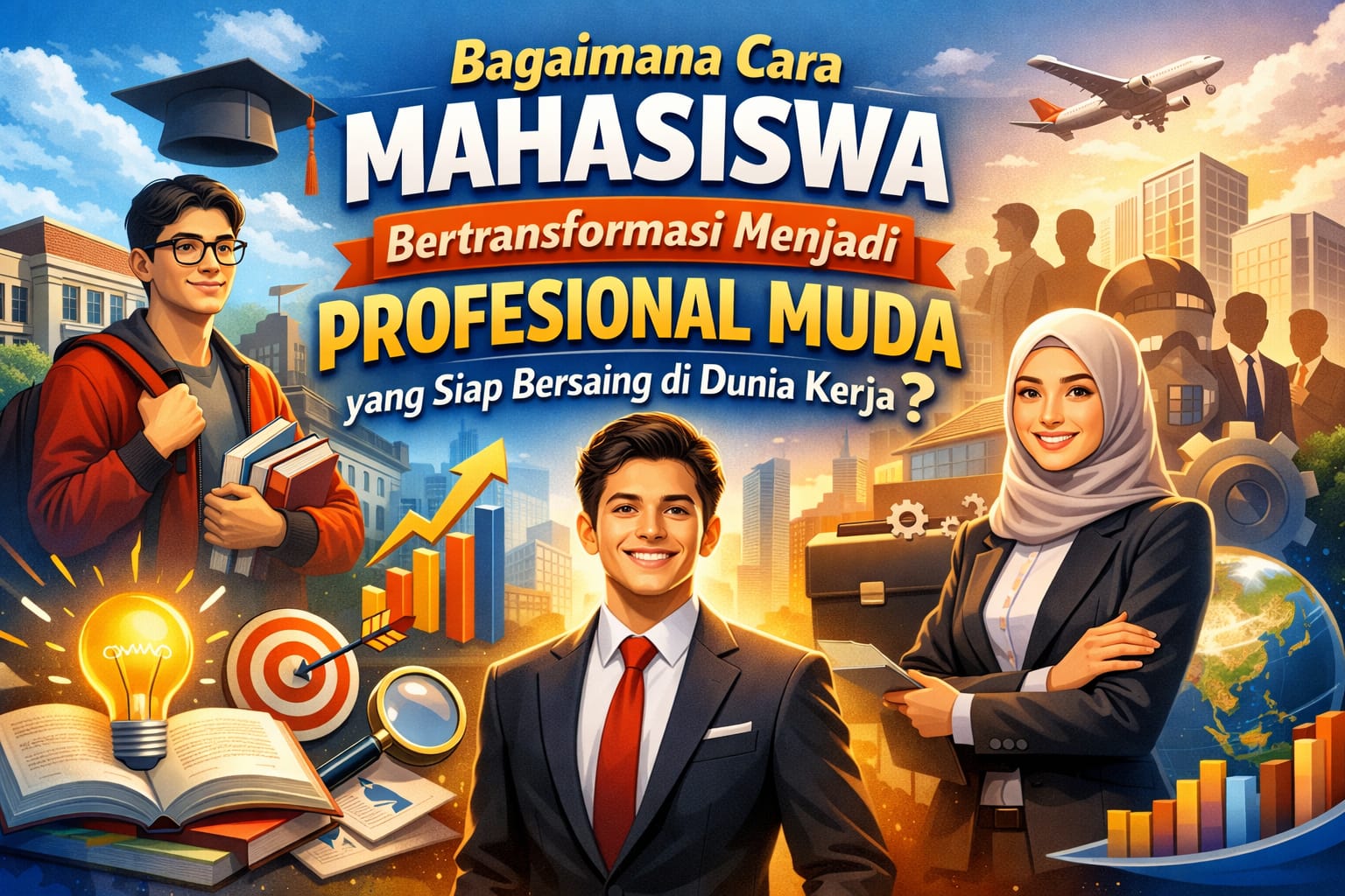 Bagaimana Cara Mahasiswa Bertransformasi Menjadi Profesional Muda Yang Siap Bersaing Di Dunia Kerja?