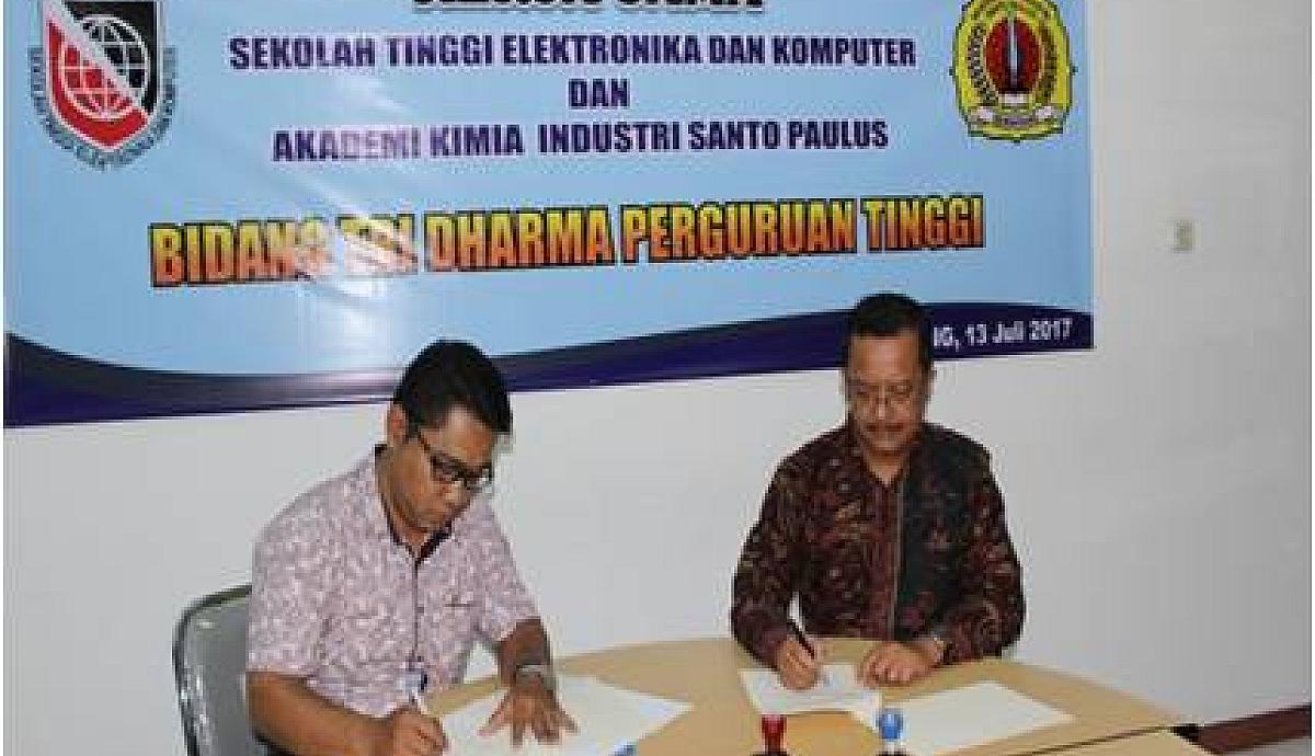Kerja Sama STEKOM Dan Akin Santo Paulus