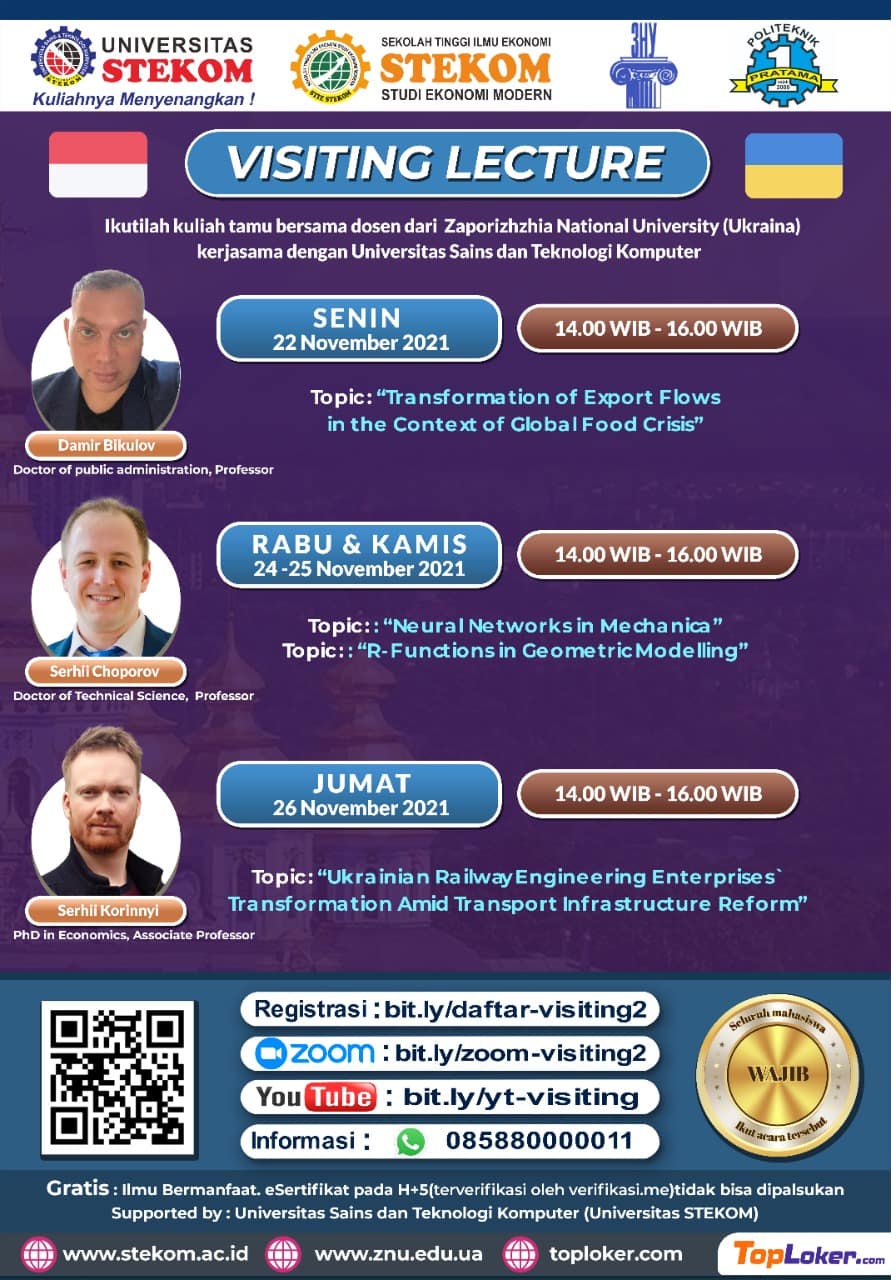 Guest Lecturer with Zaporizhzhia National University with Faculty of Business and Engineering (Ukraine)