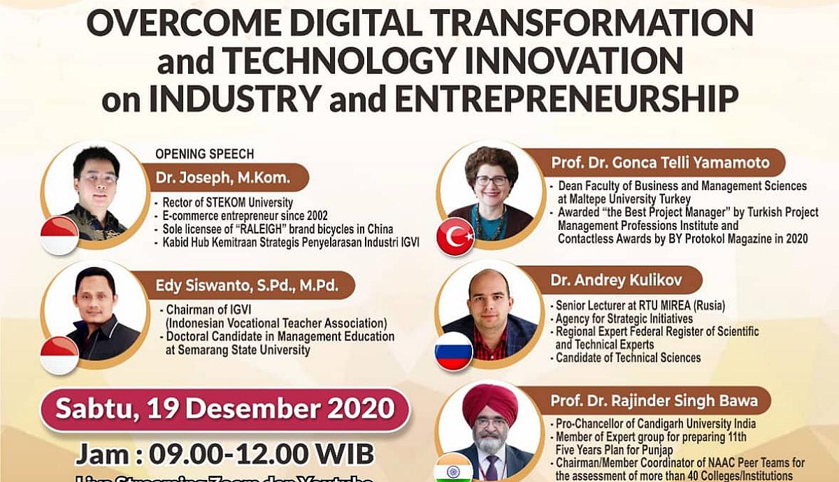 Influences of Digital and Technological Transformation to Industry and Entrepreneurship