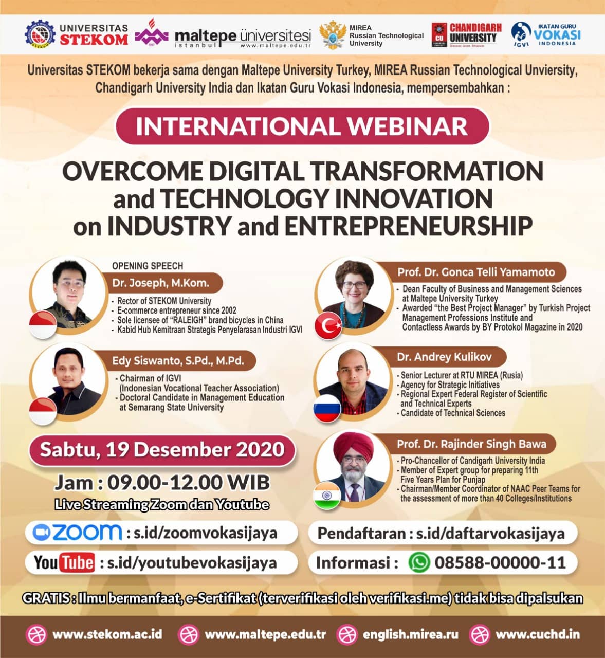 Influences of Digital and Technological Transformation to Industry and Entrepreneurship