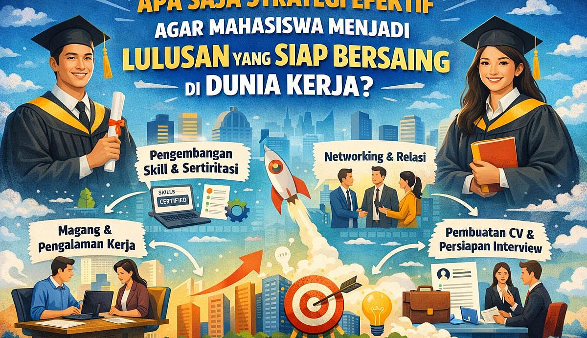Apa Saja Strategi Efektif Agar Mahasiswa Menjadi Lulusan yang Siap Bersaing di Dunia Kerja?