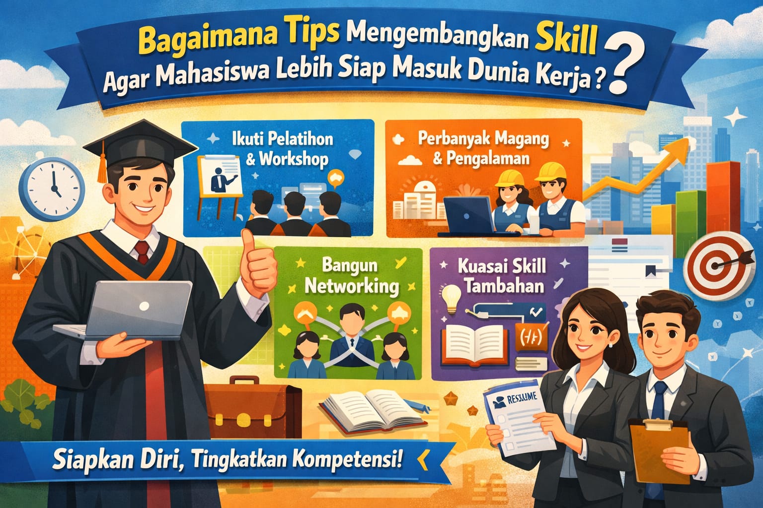 Bagaimana Tips Mengembangkan Skill agar Mahasiswa Lebih Siap Masuk Dunia Kerja?
