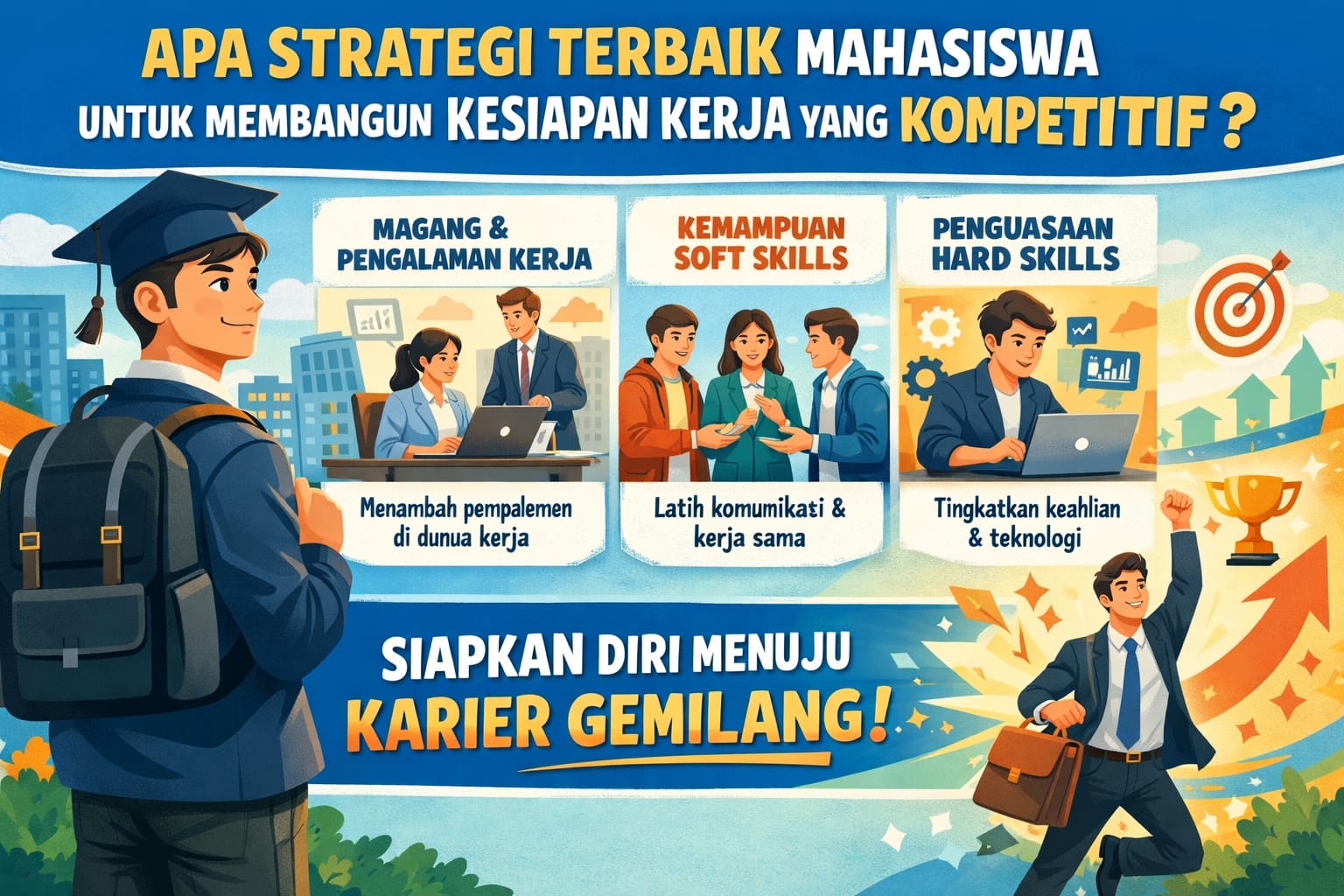 Apa Strategi Terbaik Mahasiswa untuk Membangun Kesiapan Kerja yang Kompetitif?