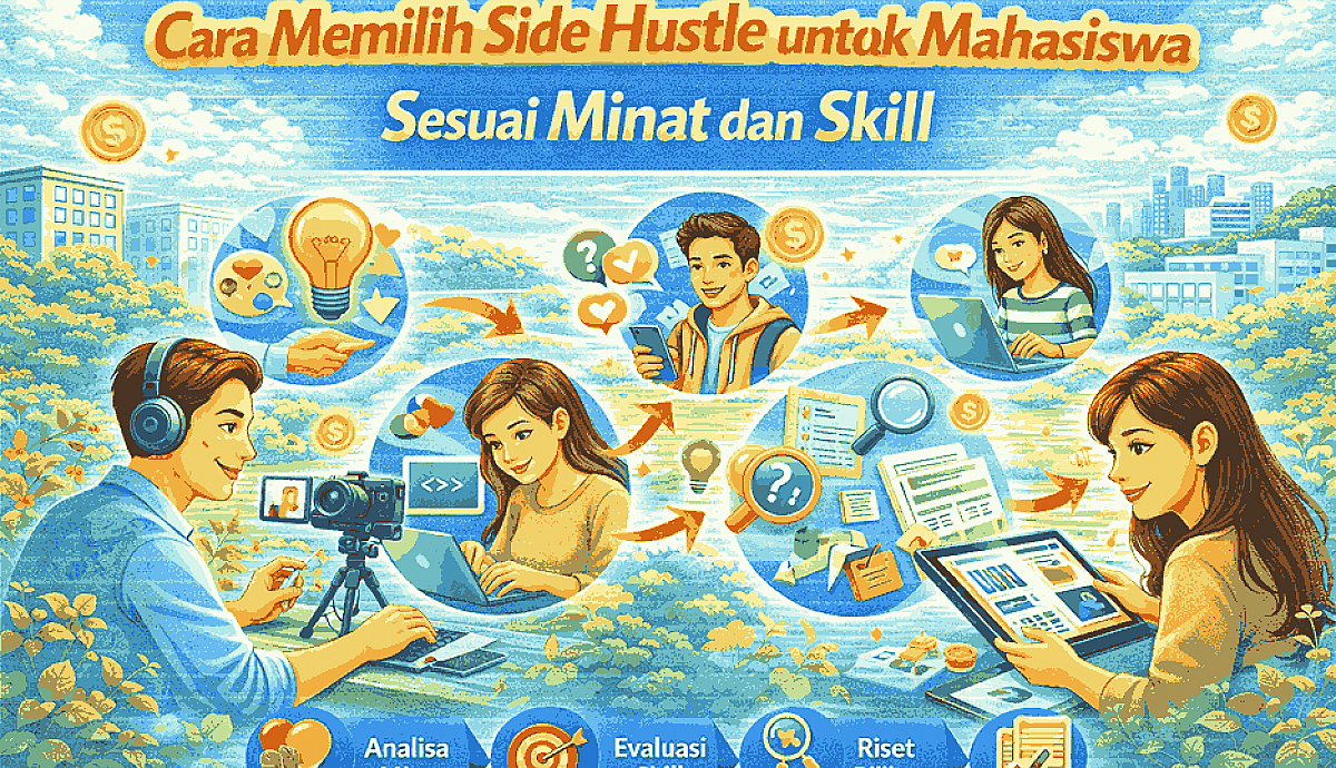 Cara Memilih Side Hustle untuk Mahasiswa Sesuai Minat dan Skill