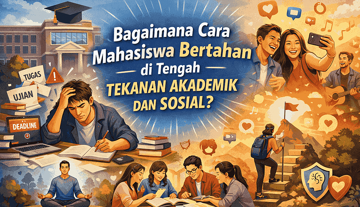Bagaimana Cara Mahasiswa Bertahan di Tengah Tekanan Akademik dan Sosial?