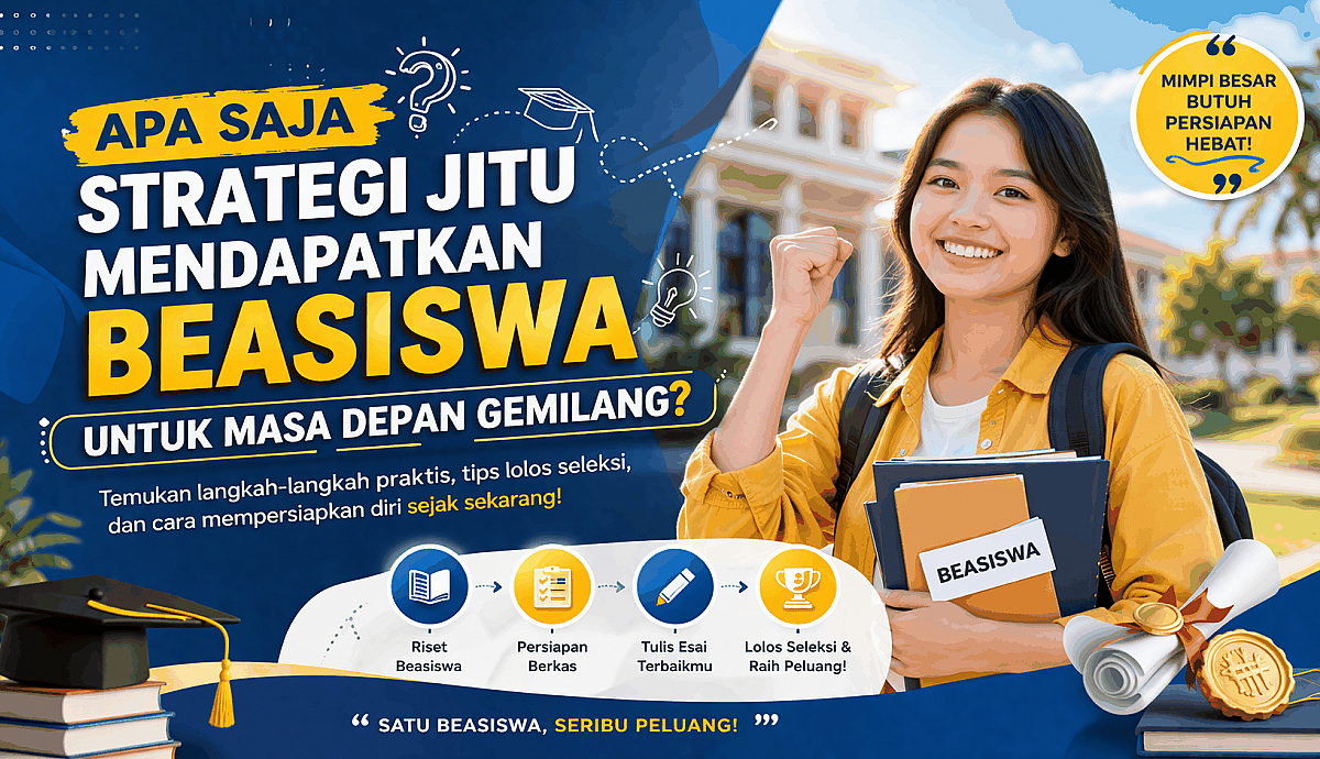 Apa Saja Strategi Jitu Mendapatkan Beasiswa Untuk Masa Depan Gemilang?