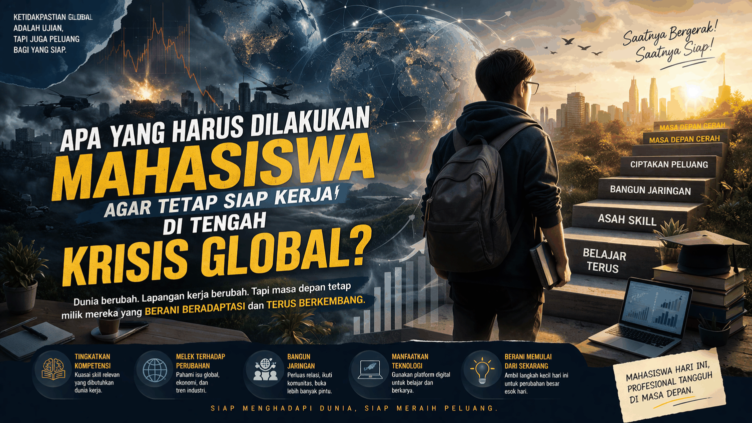 Apa Yang Harus Dilakukan Mahasiswa Agar Tetap Siap Kerja Di Tengah Krisis Global?