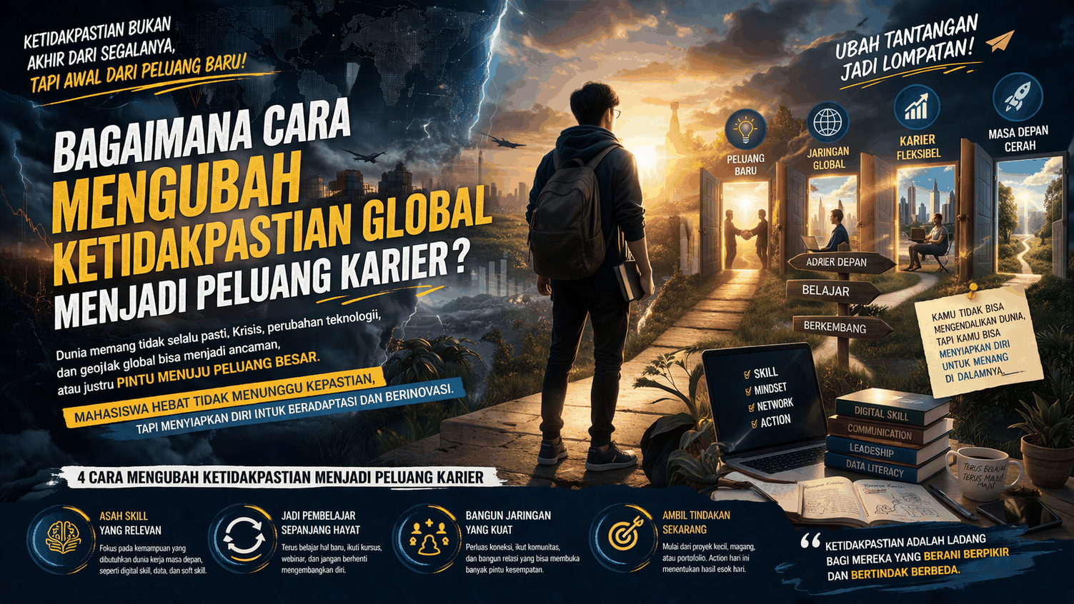 Bagaimana Cara Mengubah Ketidakpastian Global Menjadi Peluang Karier?