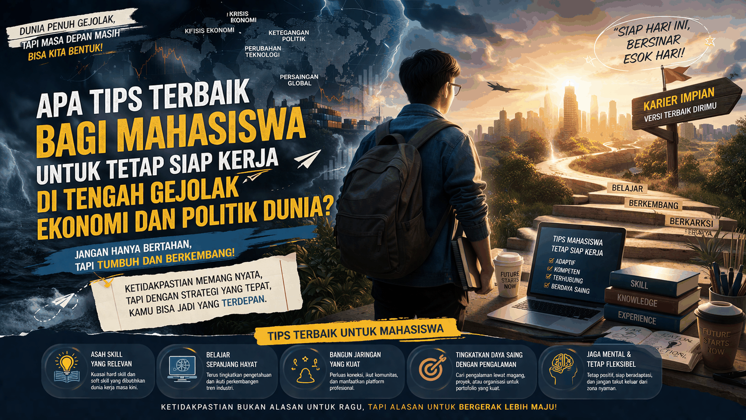 Apa Tips Terbaik Bagi Mahasiswa Untuk Bertahan Dan Berkembang Di Dunia Kerja?