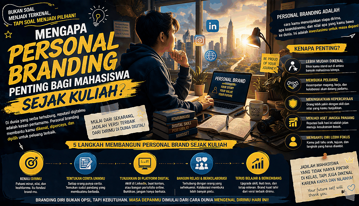 Mengapa Personal Branding Penting Bagi Mahasiswa Sejak Kuliah?