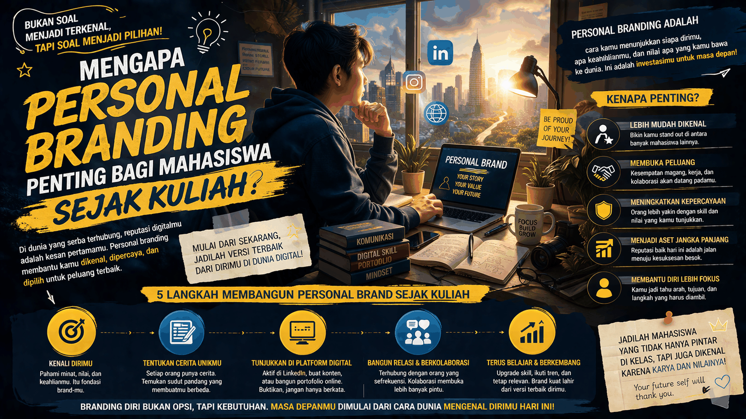 Mengapa Personal Branding Penting Bagi Mahasiswa Sejak Kuliah?