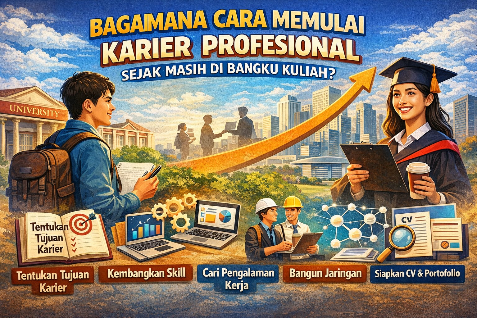 Bagaimana Cara Memulai Karier Profesional Sejak Masih di Bangku Kuliah