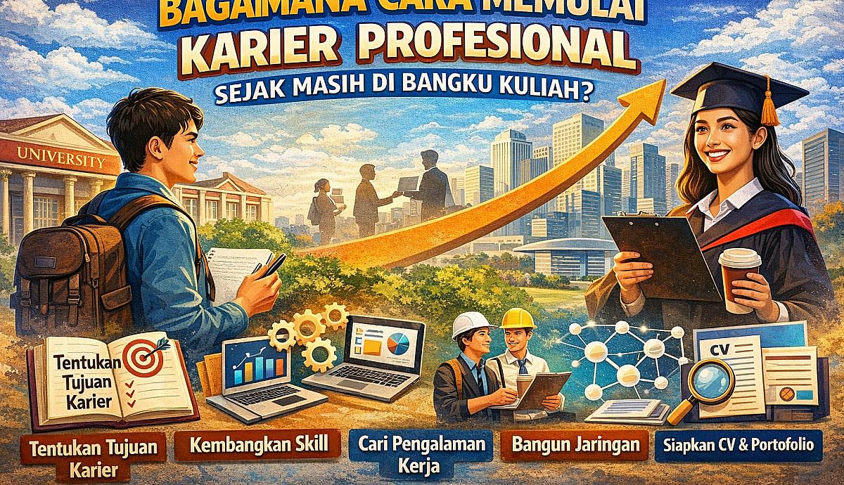 Bagaimana Cara Memulai Karier Profesional Sejak Masih di Bangku Kuliah