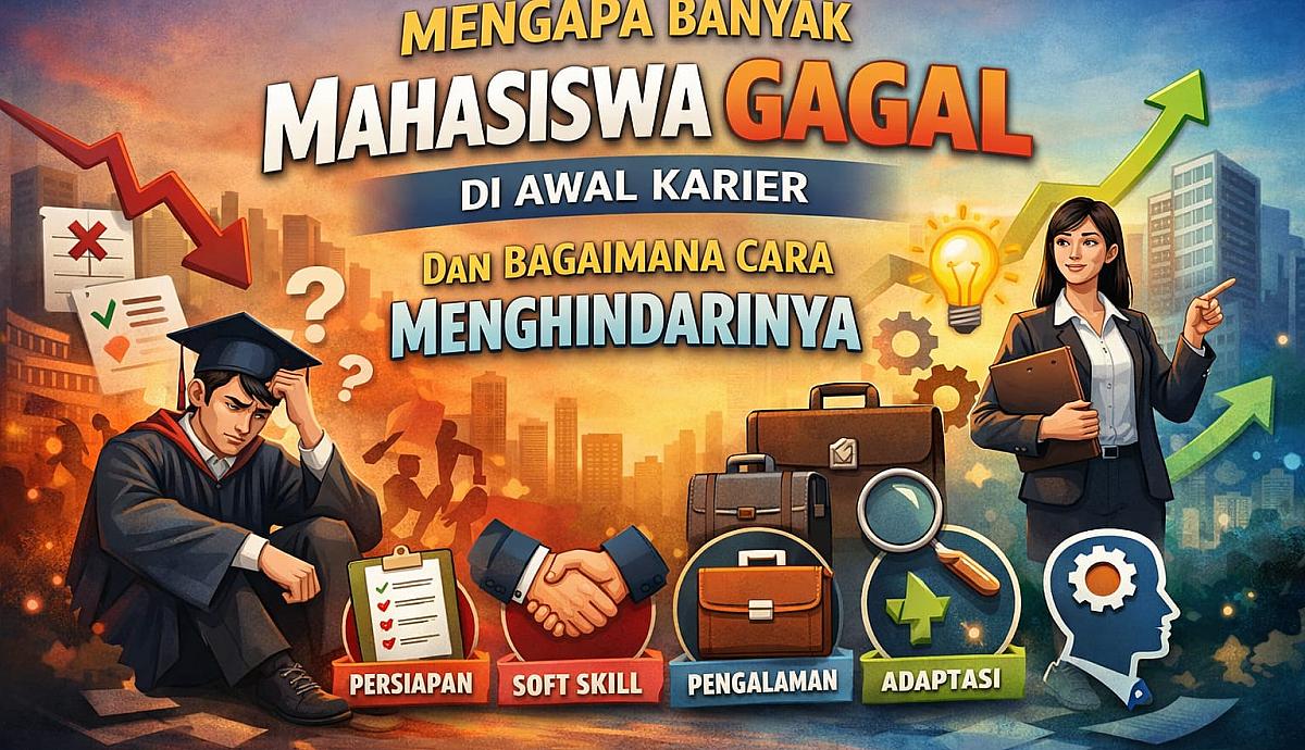 Mengapa Banyak Mahasiswa Gagal di Awal Karier dan Bagaimana Cara Menghindarinya