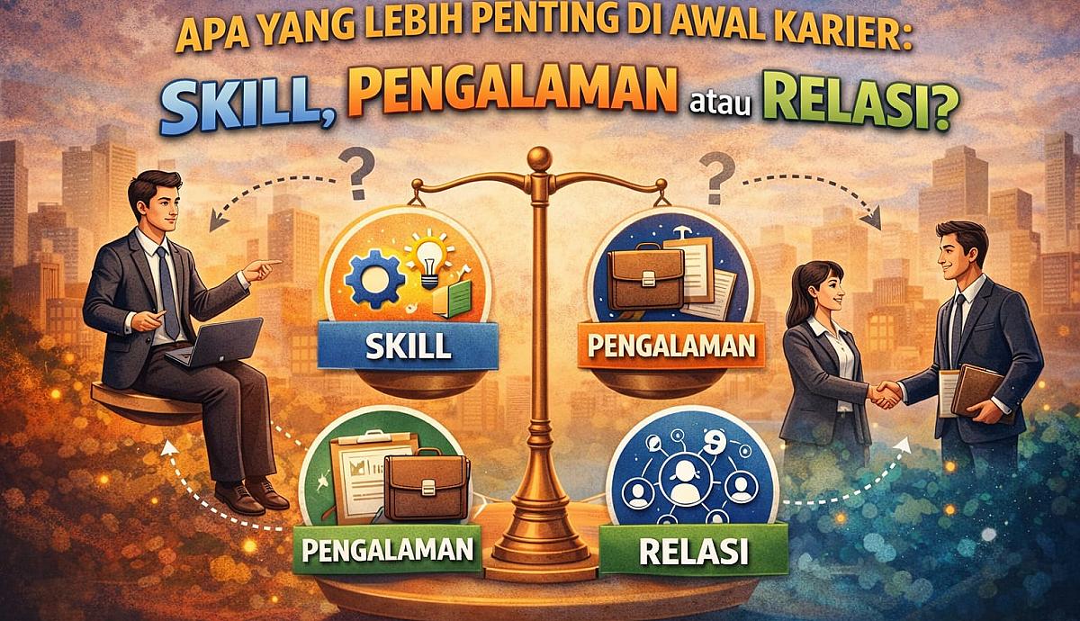 Apa yang Lebih Penting di Awal Karier Skill, Pengalaman, atau Relasi