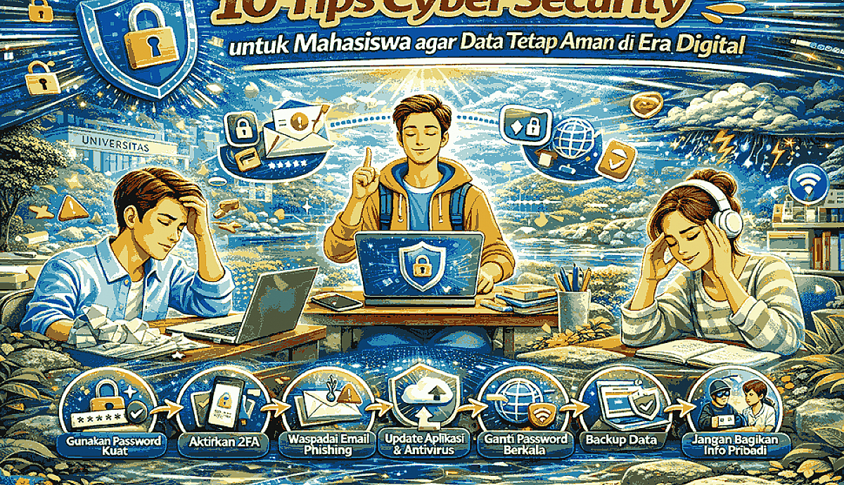 10 Tips Cyber Security untuk Mahasiswa agar Data Tetap Aman di Era Digital