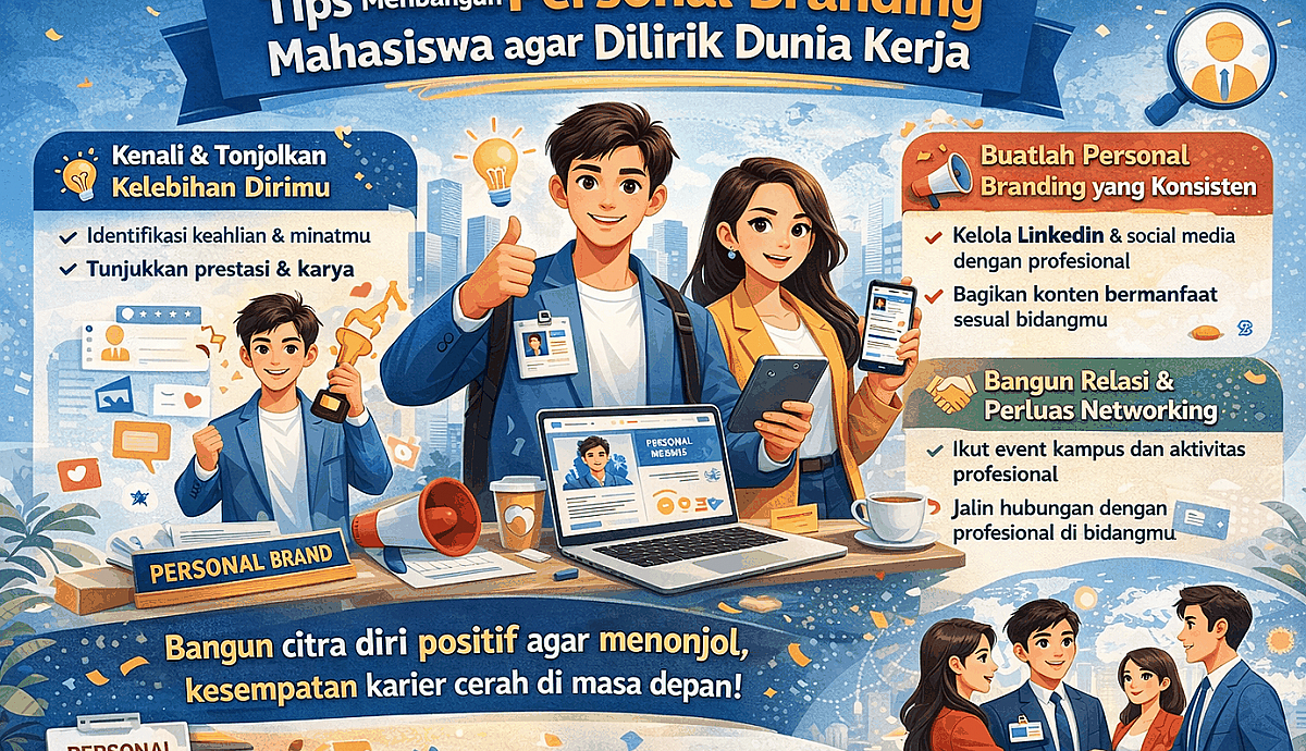 Bagaimana Tips Membangun Personal Branding Mahasiswa Agar Lebih Dilirik Dunia Kerja?
