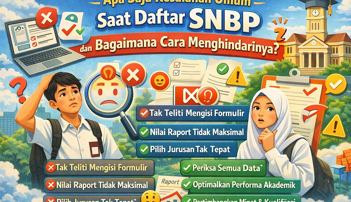 Apa Saja Kesalahan Umum Saat Daftar Snbp Dan Bagaimana Cara Menghindarinya?