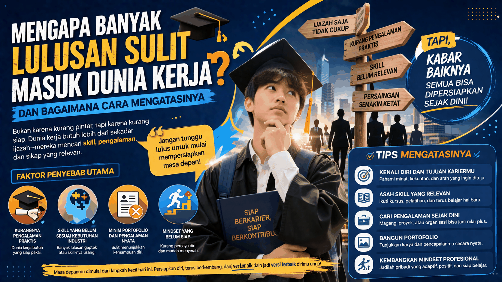 Mengapa Banyak Lulusan Sulit Masuk Dunia Kerja Dan Bagaimana Cara Mengatasinya?