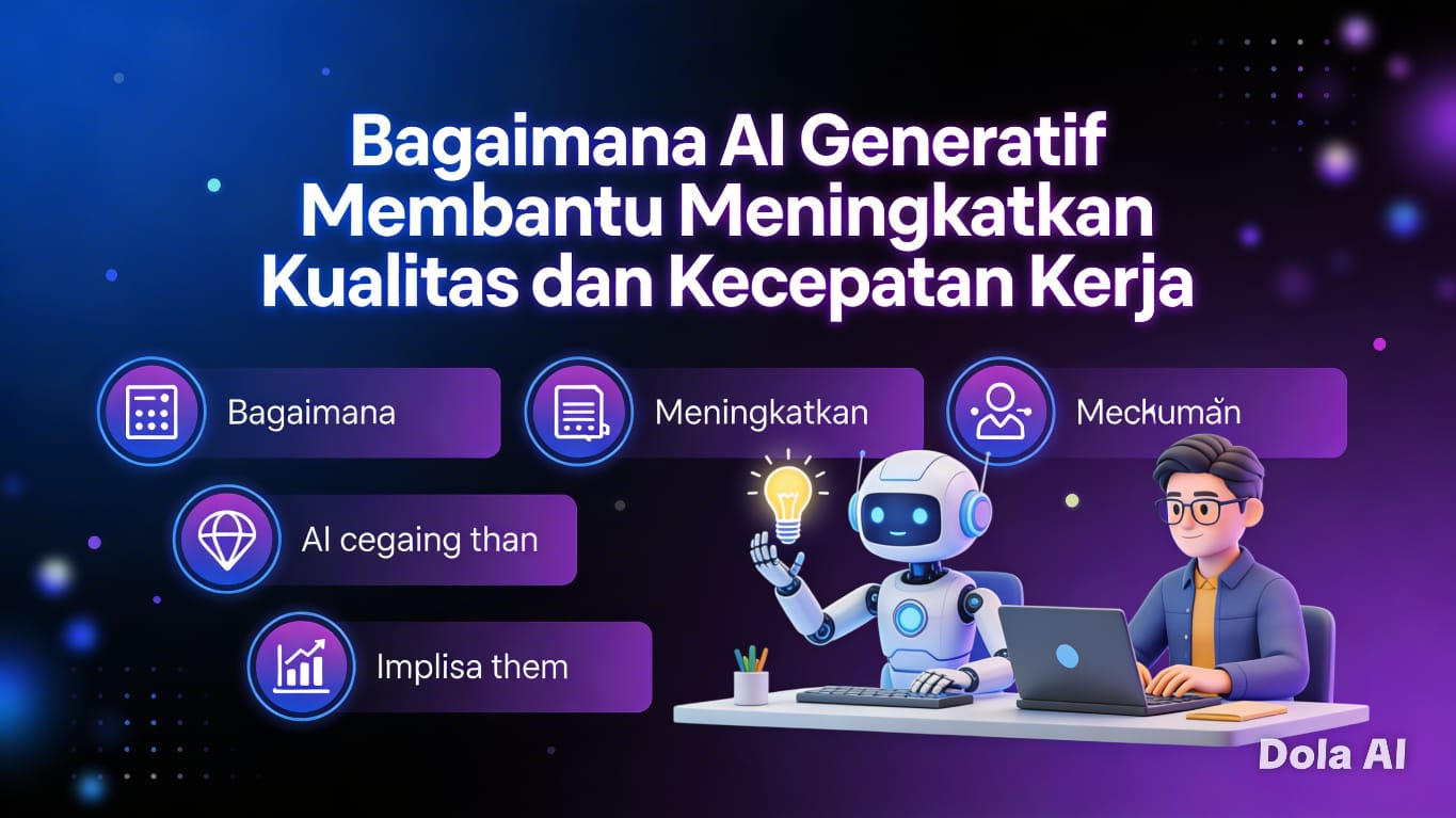 Bagaimana AI Generatif Membantu Meningkatkan Kualitas dan Kecepatan Kerja?
