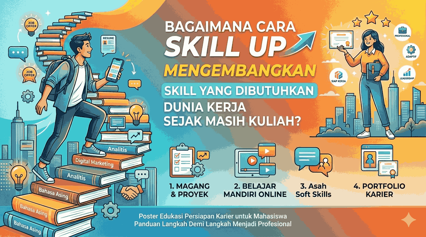 Bagaimana Cara Mengembangkan Skill yang Dibutuhkan Dunia Kerja Sejak Masih Kuliah?