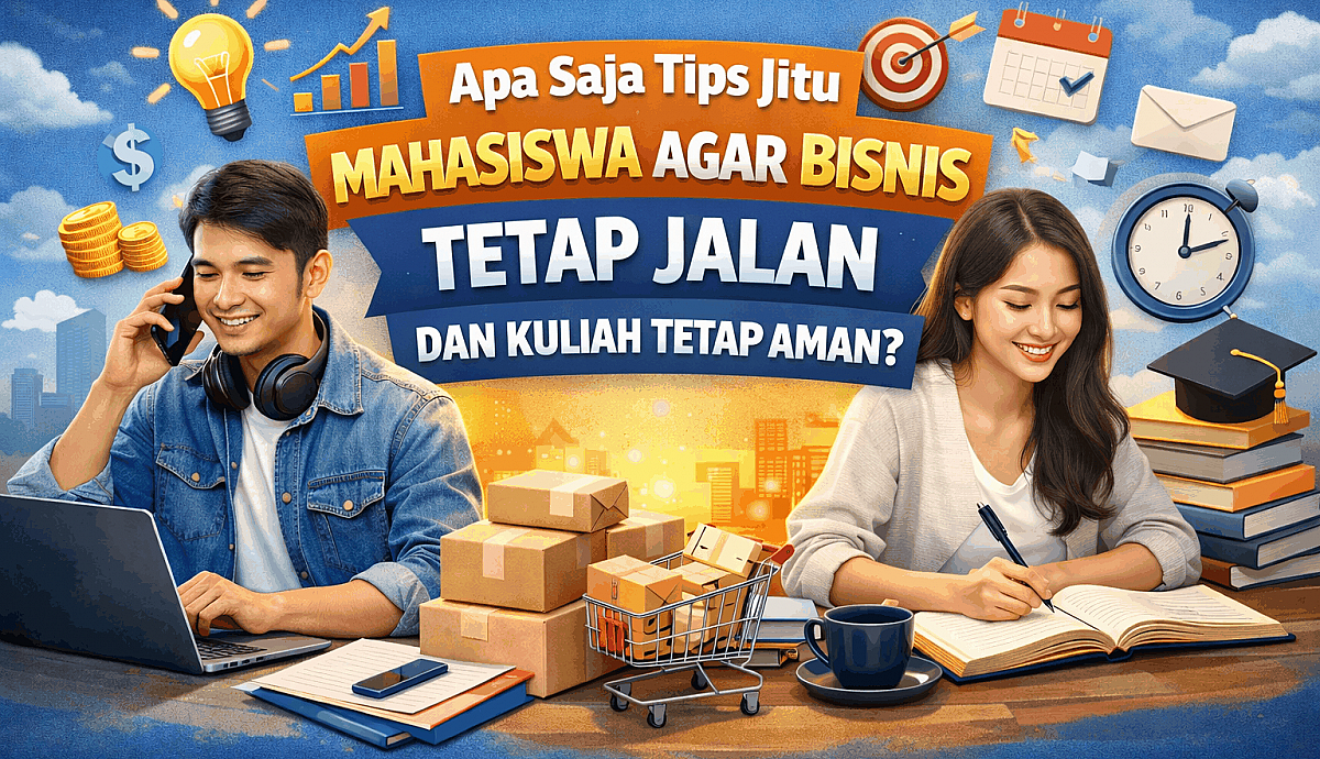 Apa Saja Tips Jitu Mahasiswa Agar Bisnis Tetap Jalan Dan Kuliah Tetap Aman?