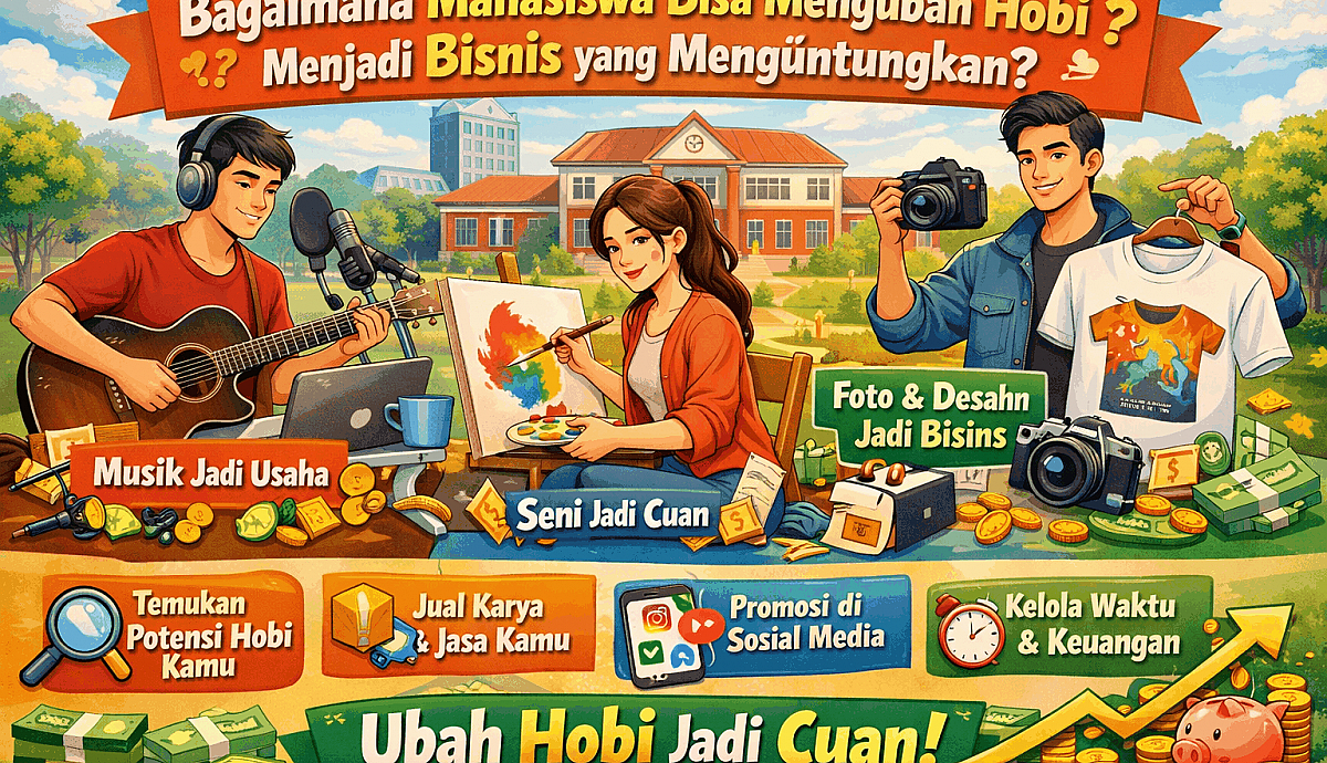 Bagaimana Mahasiswa Bisa Mengubah Hobi Menjadi Bisnis Yang Menguntungkan?