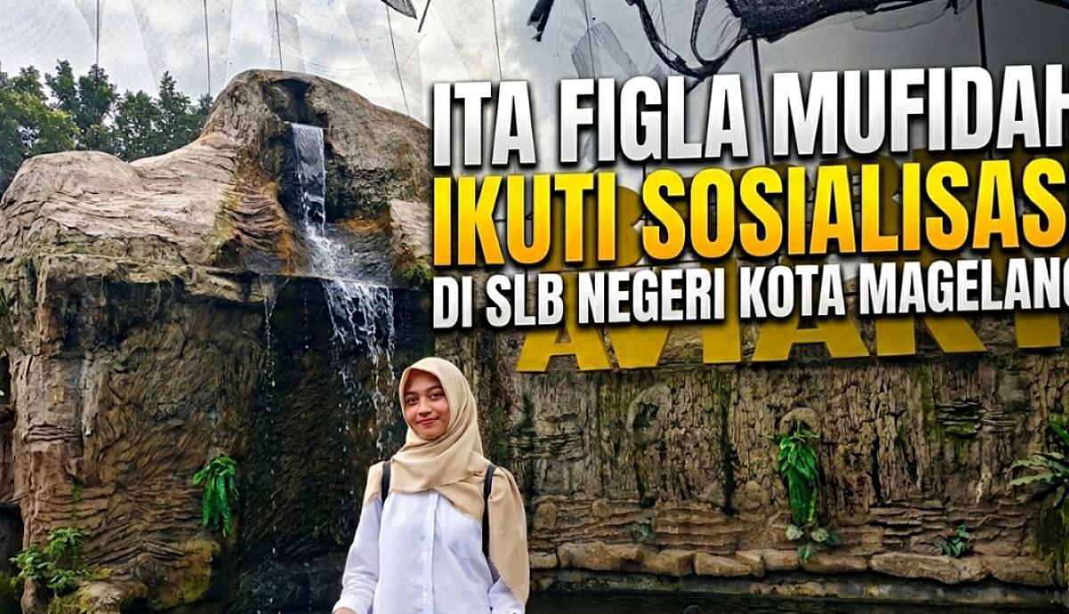 Siswa dari SMK Muhammadiyah 2 Borobudur, Ita Figla Mufidah Ikuti Sosialisasi Strategi Kebekerjaan untuk Siswa Berkebutuhan Khusus di SLB Negeri Kota Magelang bersama Universitas STEKOM