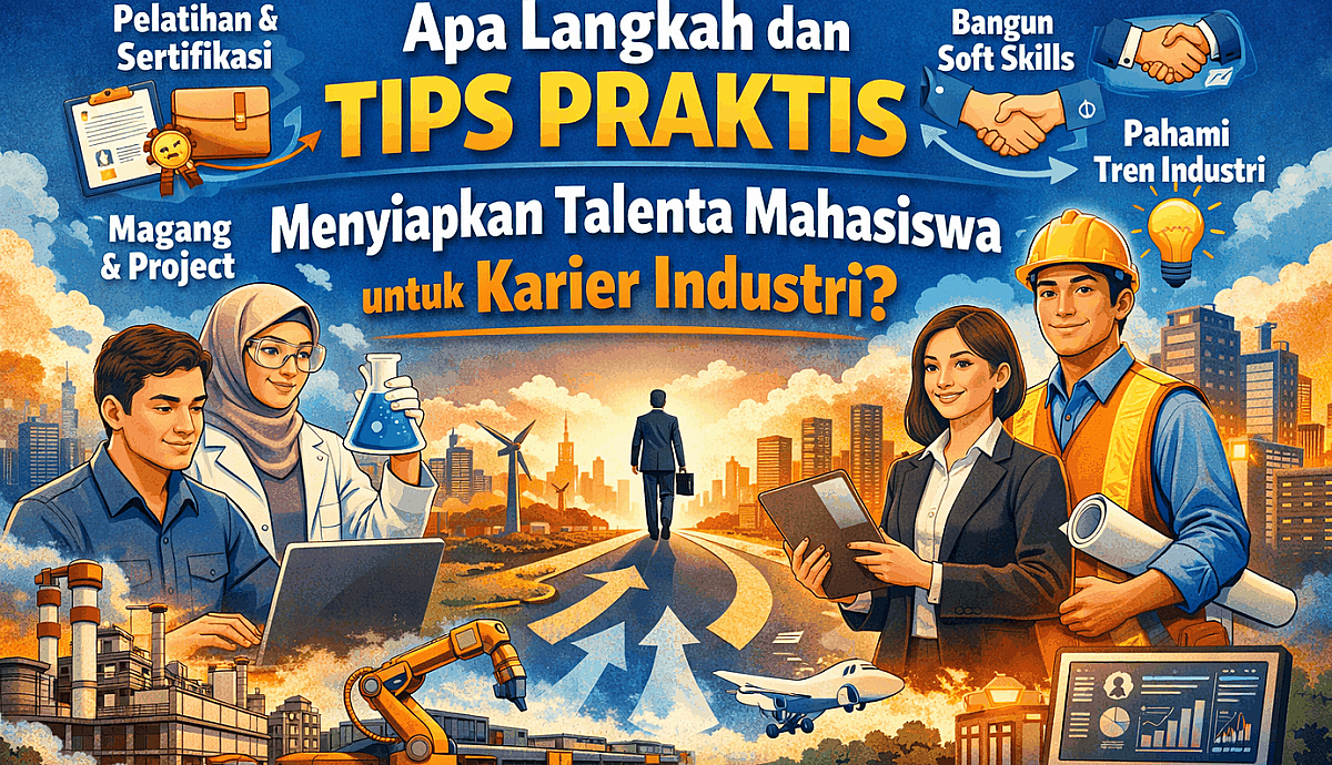 Apa Langkah Dan Tips Praktis Menyiapkan Talenta Mahasiswa Untuk Karier Industri?
