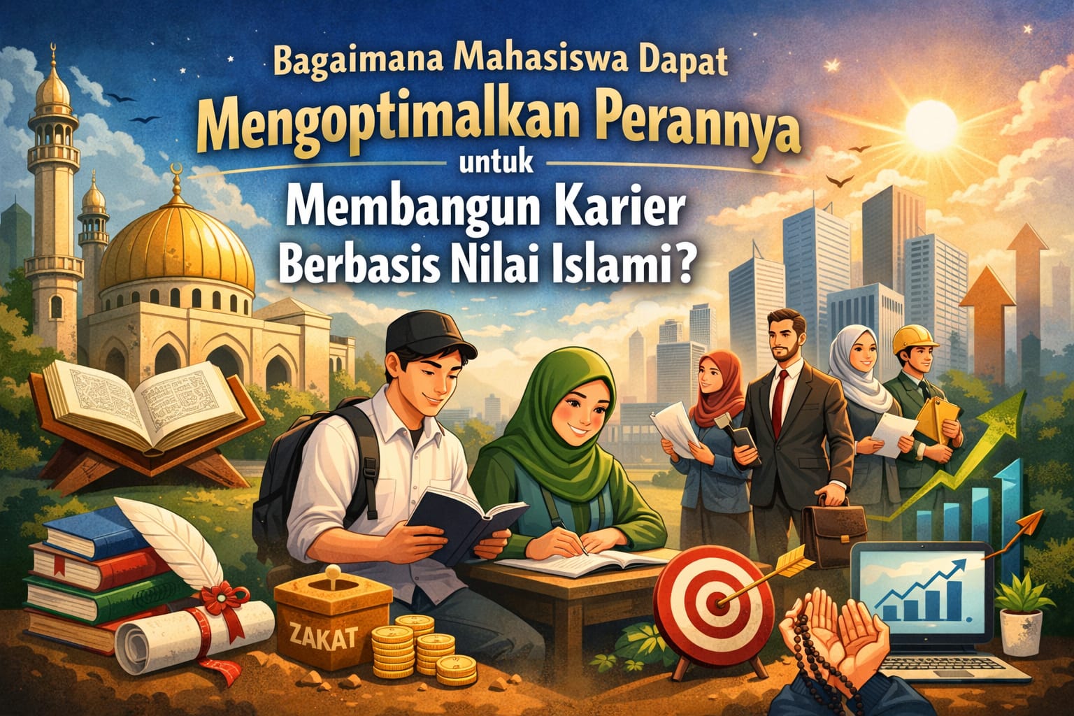Bagaimana Mahasiswa Dapat Mengoptimalkan Perannya untuk Membangun Karier Berbasis Nilai Islami?