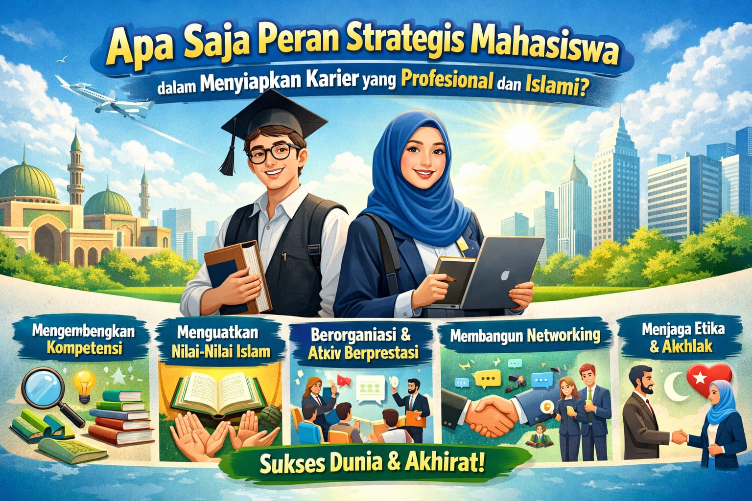 Apa Saja Peran Strategis Mahasiswa dalam Menyiapkan Karier yang Profesional dan Islami?