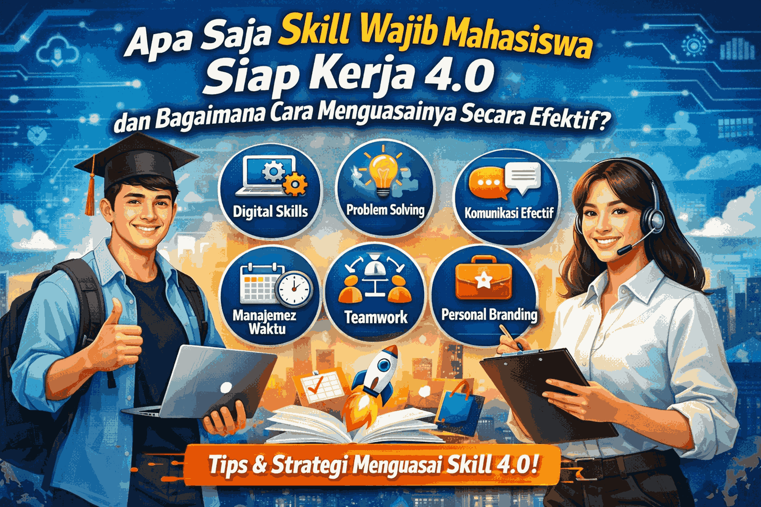 Apa Saja Skill Wajib Mahasiswa Siap Kerja 4.0 dan Bagaimana Cara Menguasainya Secara Efektif?