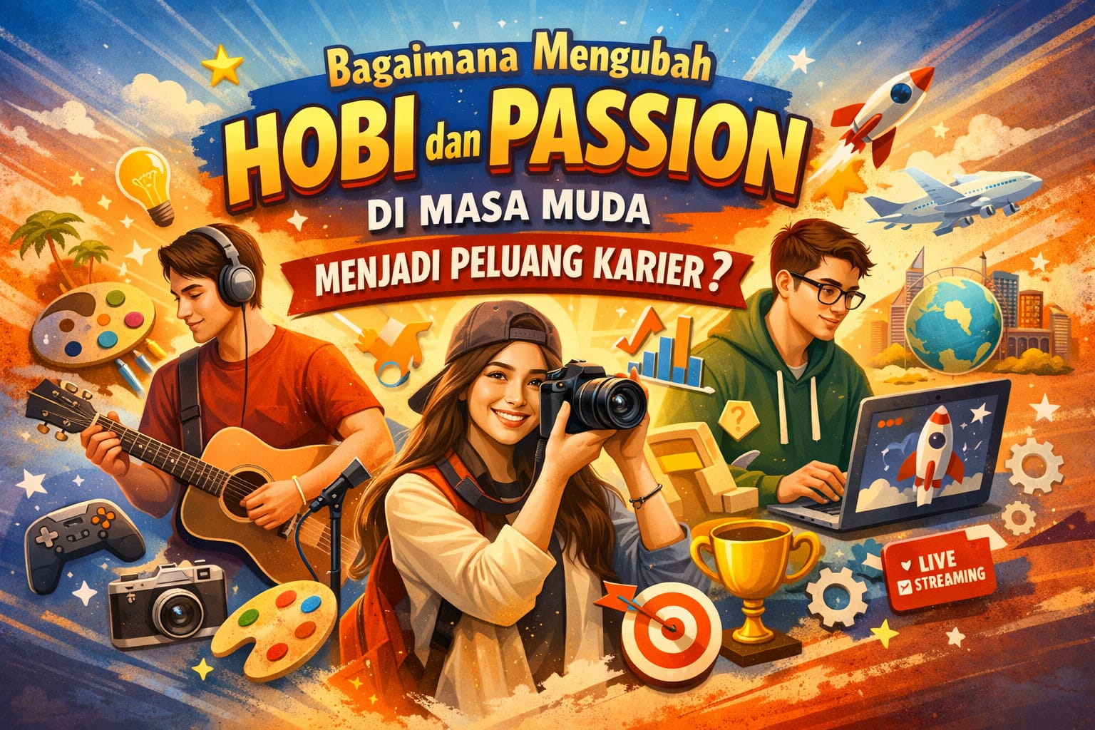 Bagaimana Mengubah Hobi dan Passion di Masa Muda Menjadi Peluang Karier?