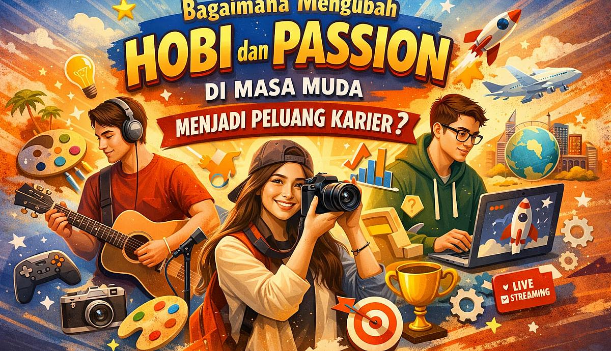 Bagaimana Mengubah Hobi dan Passion di Masa Muda Menjadi Peluang Karier?
