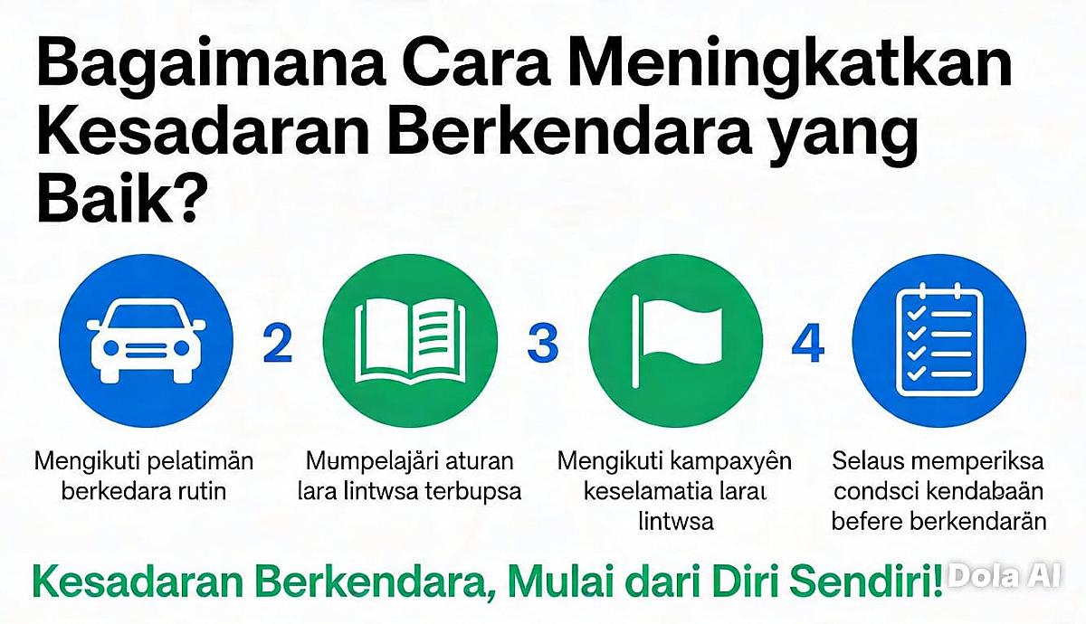 Bagaimana Cara Meningkatkan Kesadaran Berkendara yang Baik?