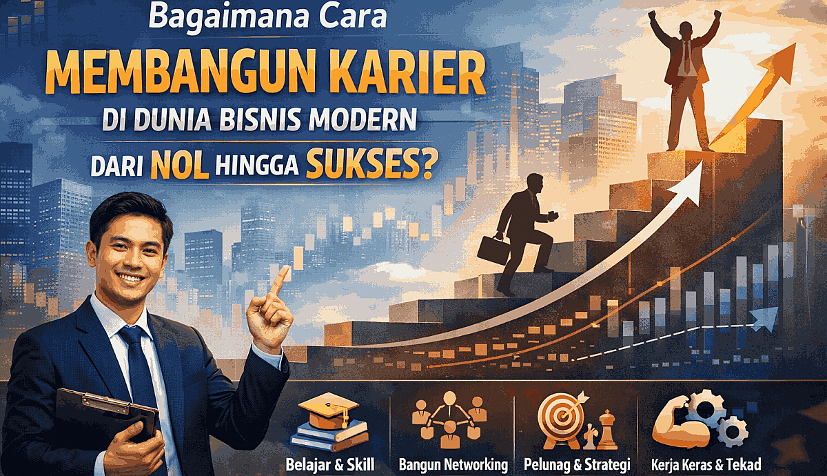 Bagaimana Cara Membangun Karier di Dunia Bisnis Modern dari Nol Hingga Sukses?
