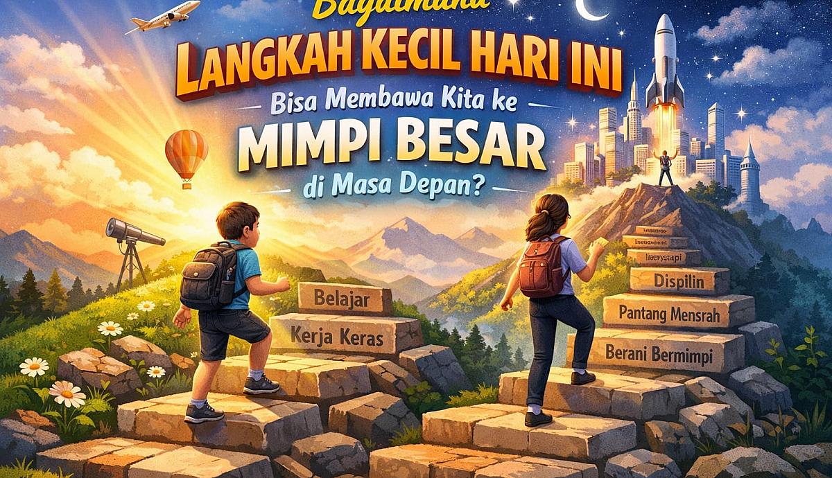 Bagaimana Langkah Kecil Hari Ini Bisa Membawa Kita ke Mimpi Besar di Masa Depan?