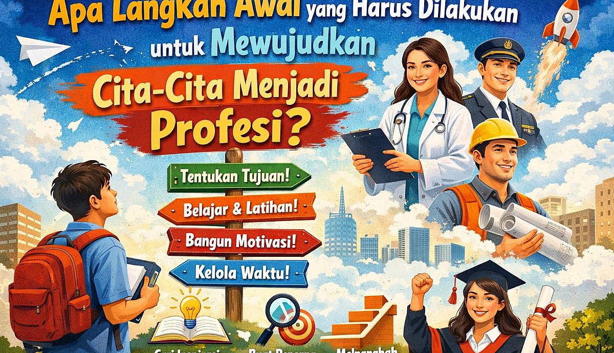 Apa Langkah Awal yang Harus Dilakukan untuk Mewujudkan Cita-Cita Menjadi Profesi?