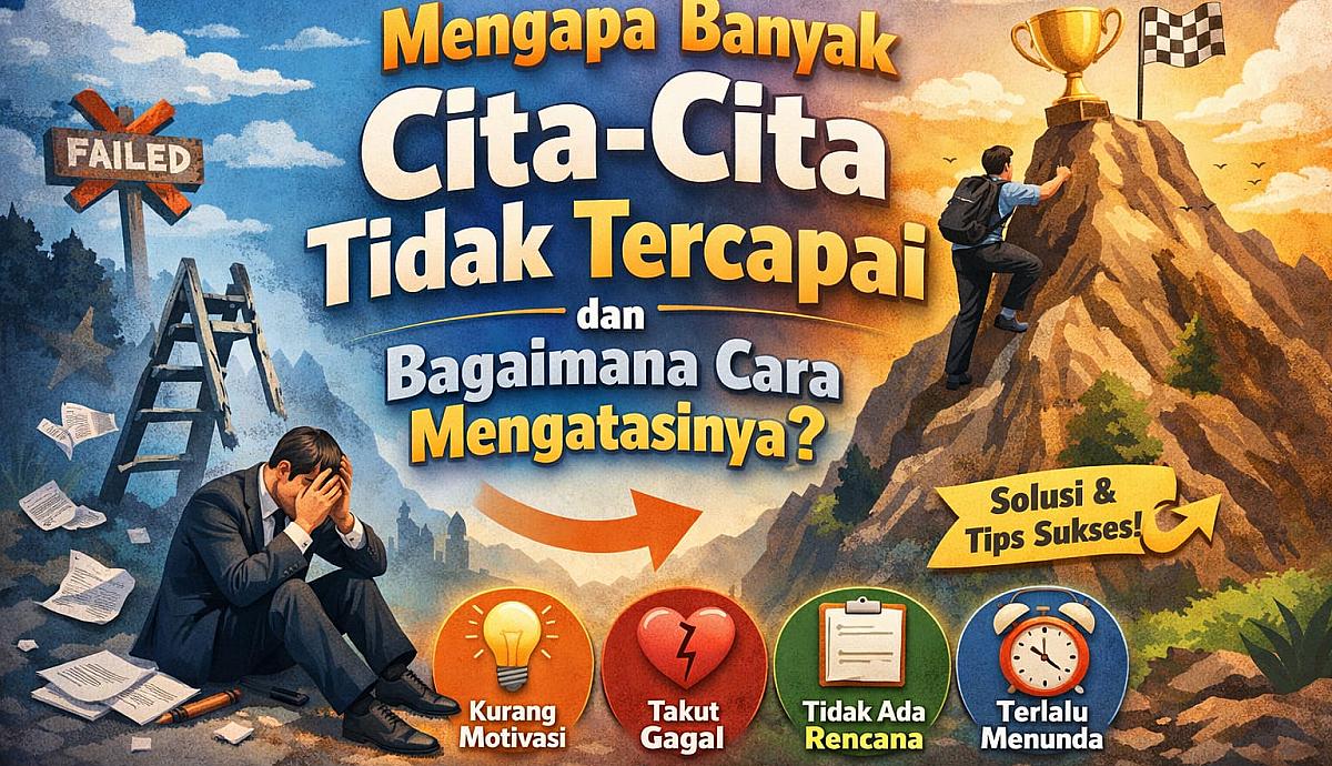 Mengapa Banyak Cita-Cita Tidak Tercapai dan Bagaimana Cara Mengatasinya?