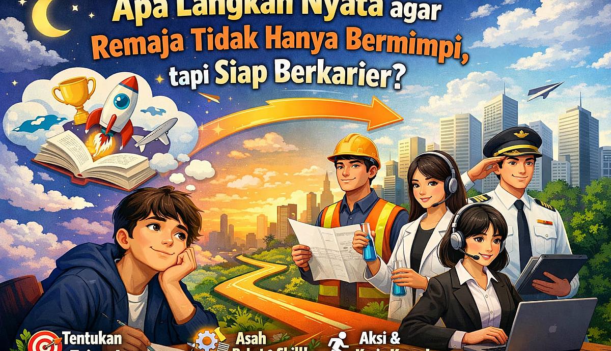 Apa Langkah Nyata agar Remaja Tidak Hanya Bermimpi, tapi Siap Berkarier?
