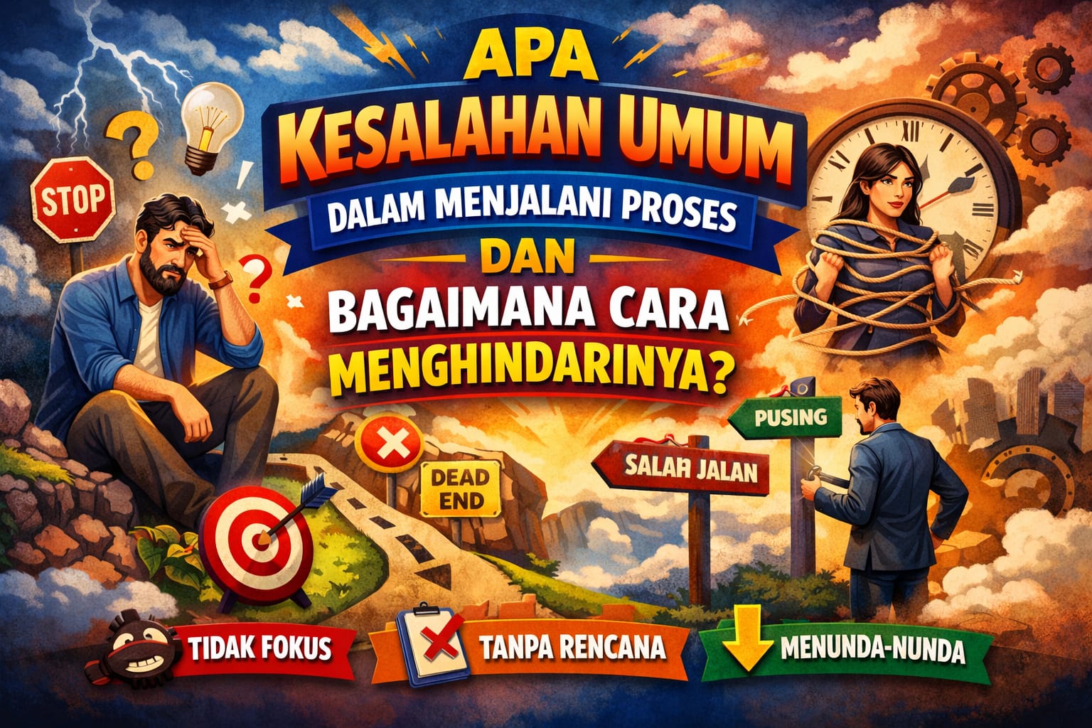 Apa Kesalahan Umum dalam Menjalani Proses dan Bagaimana Cara Menghindarinya?