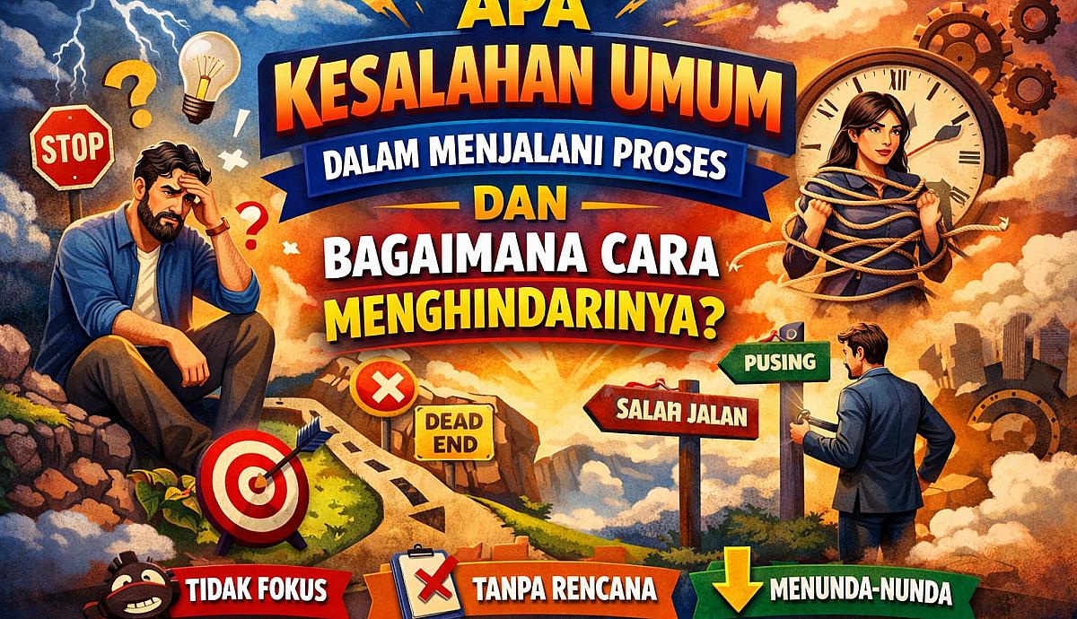 Apa Kesalahan Umum dalam Menjalani Proses dan Bagaimana Cara Menghindarinya?