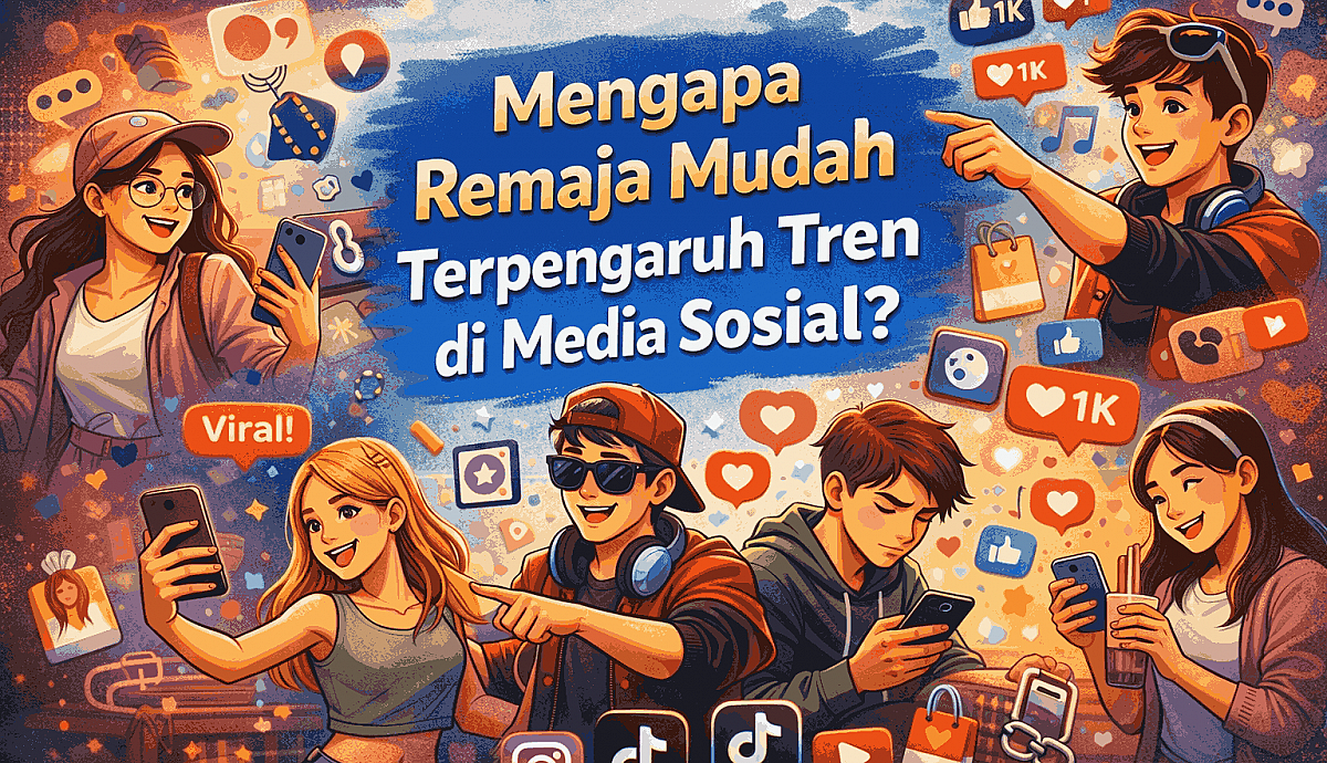 Mengapa Remaja Mudah Terpengaruh Tren di Media Sosial?