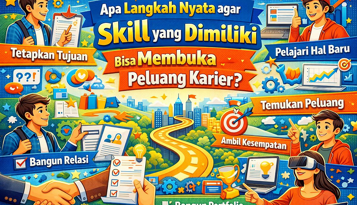 Apa Langkah Nyata agar Skill yang Dimiliki Bisa Membuka Peluang Karier?