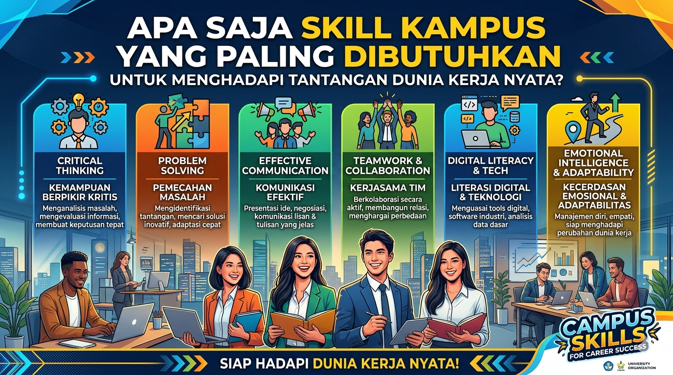 Apa Saja Skill Kampus yang Paling Dibutuhkan untuk Menghadapi Tantangan Dunia Kerja Nyata?