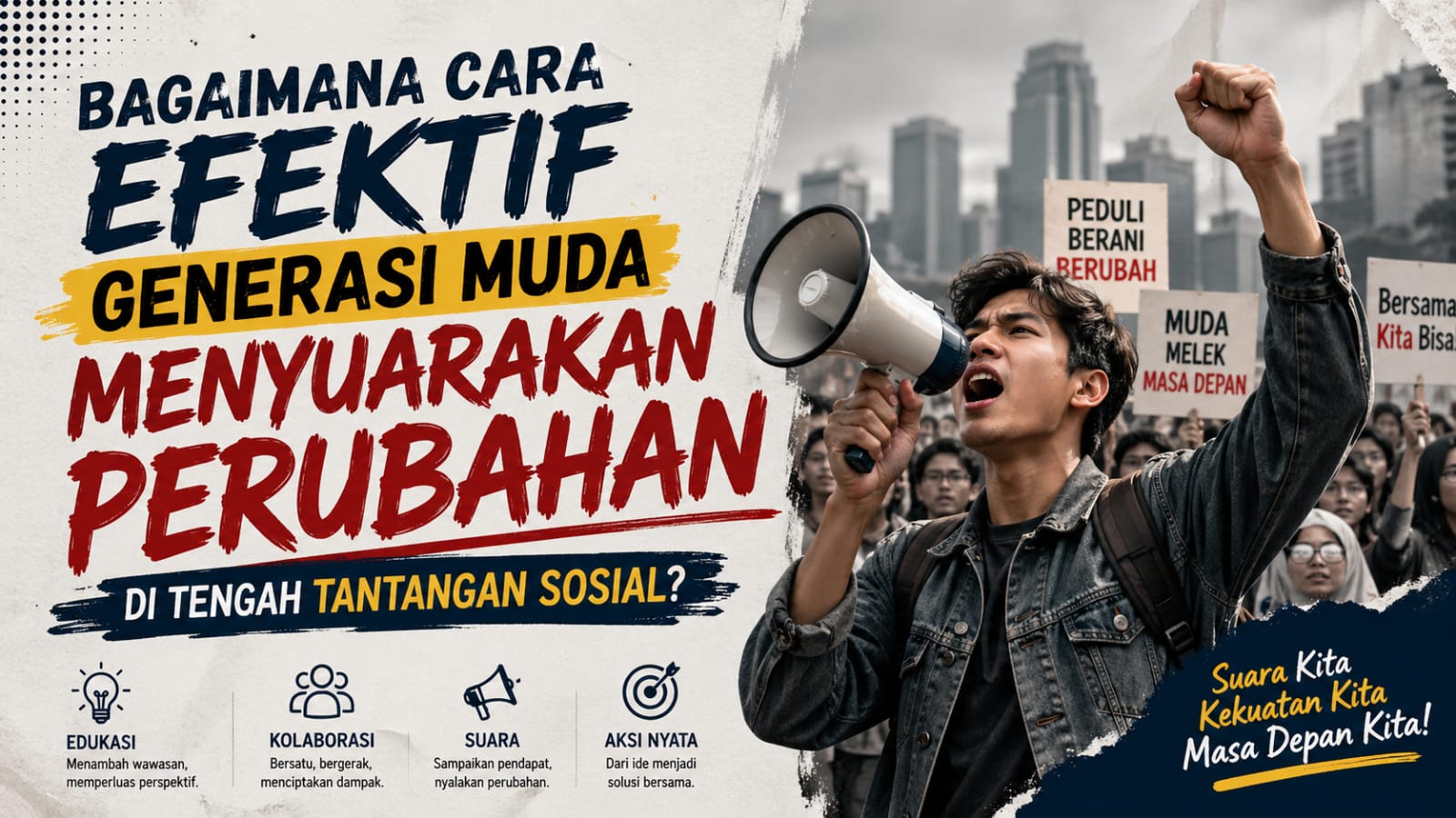 Bagaimana Cara Efektif Generasi Muda Menyuarakan Perubahan di Tengah Tantangan Sosial?