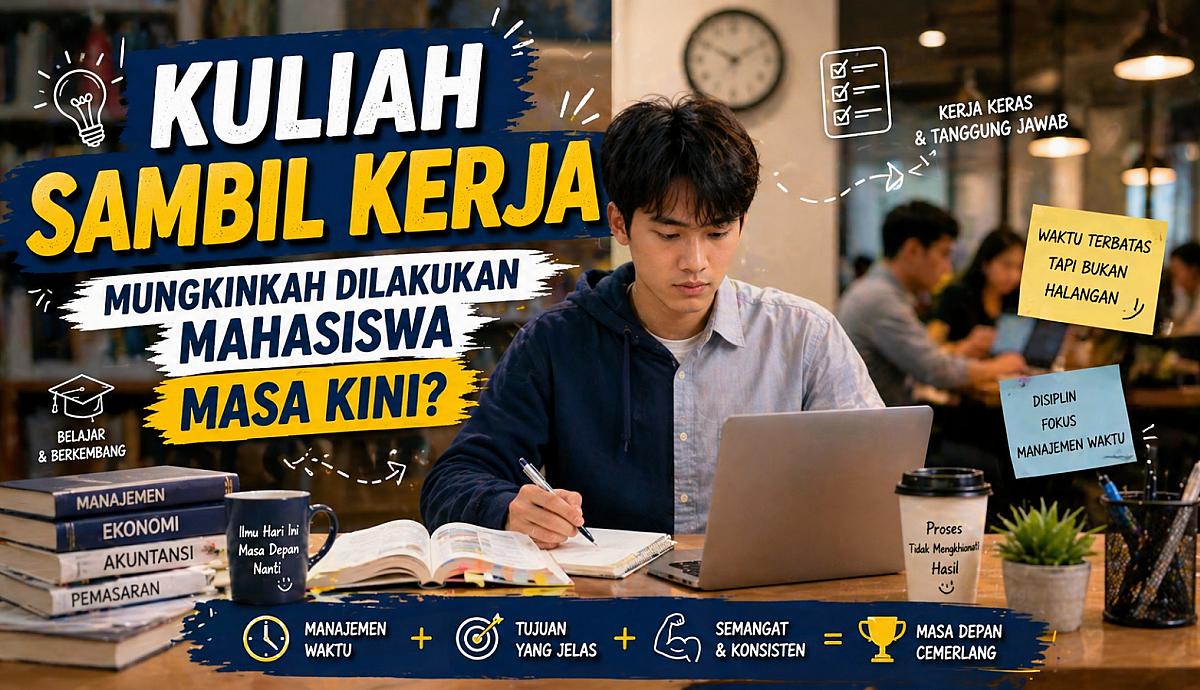 Kuliah sambil kerja mungkinkah dilakukan mahasiswa masa kini?