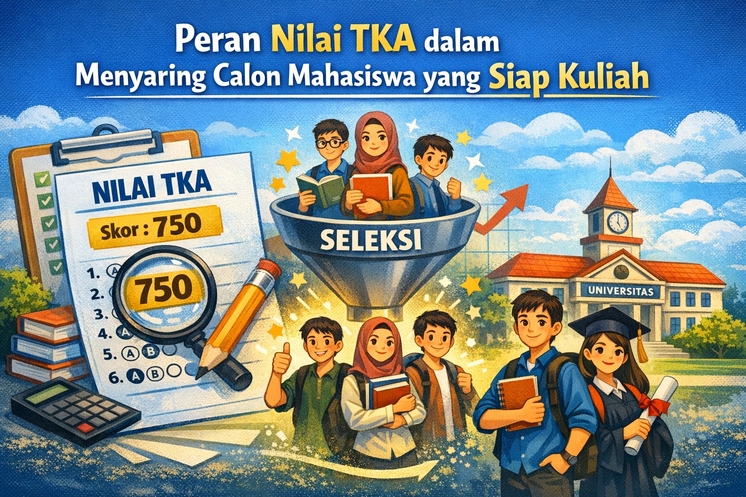 Peran Nilai TKA dalam Menyaring Calon Mahasiswa yang Siap Kuliah